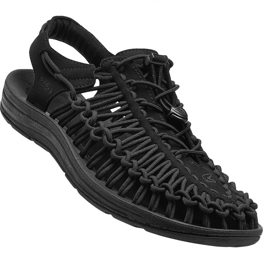 KEEN mens Black Uneek Sandals - Water Shoes Size 10.5